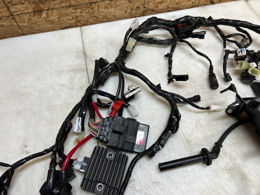 15 16 17 18 19 20 21 22 YAMAHA YZF R3 YZFR3 ENGINE WIRING HARNESS LOOM ECU CDI