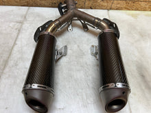 Load image into Gallery viewer, 2013 10 11 12 13 14 DUCATI MONSTER 796 M796 696 1100 TERMIGNONI CARBON EXHAUST
