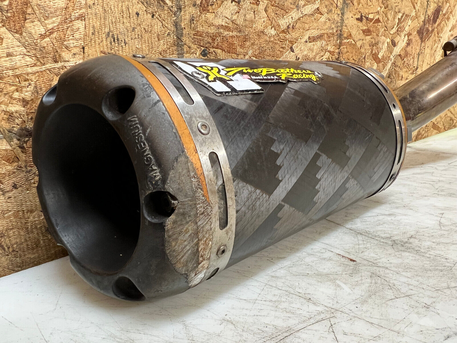 06 07 2006 2007 SUZUKI GSX-R GSXR 600 750 TWO BROTHERS RACING SLIP ON EXHAUST