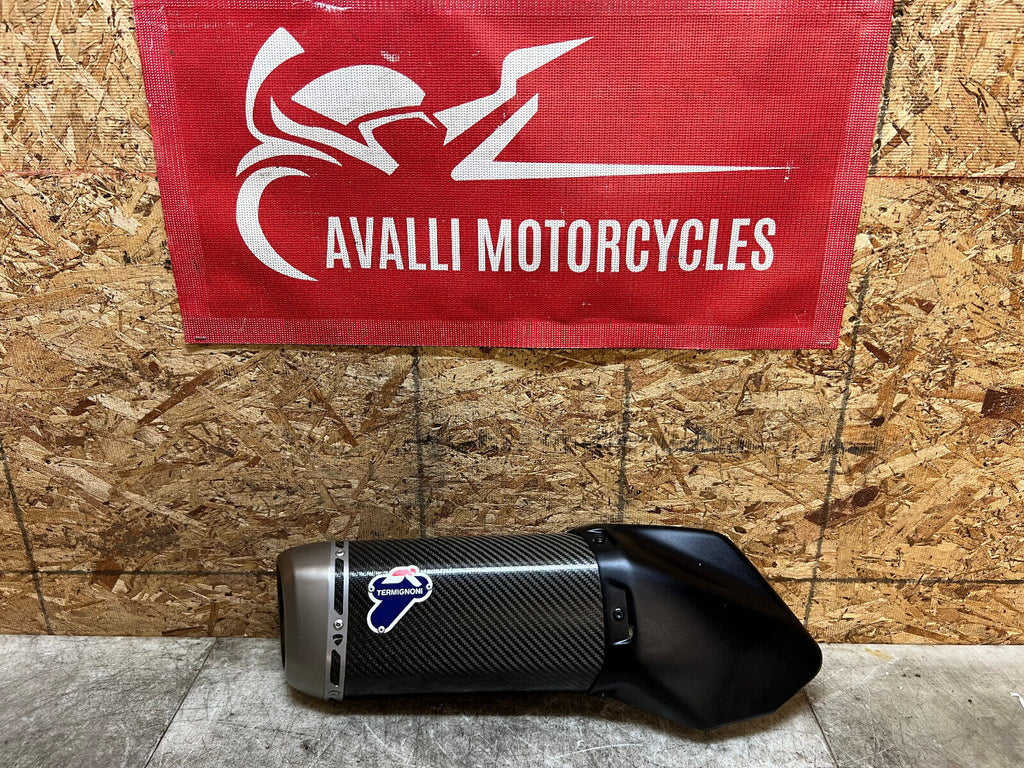 15 16 17 DUCATI MULTISTRADA 1200 S CARBON FIBER TERMIGNONI EXHAUST PIPE SLIP ON