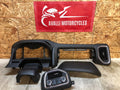 20-23 GMC SIERRA SILVERADO DENALI 2500 3500 LEATHER DASH PANEL TRIM BEZEL SWITCH