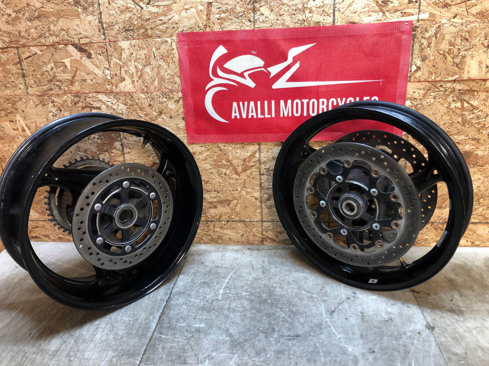 08 09 10 11 12 SUZUKI HAYABUSA GSX1300R GSX 1300 FRONT REAR WHEELS WHEEL RIM