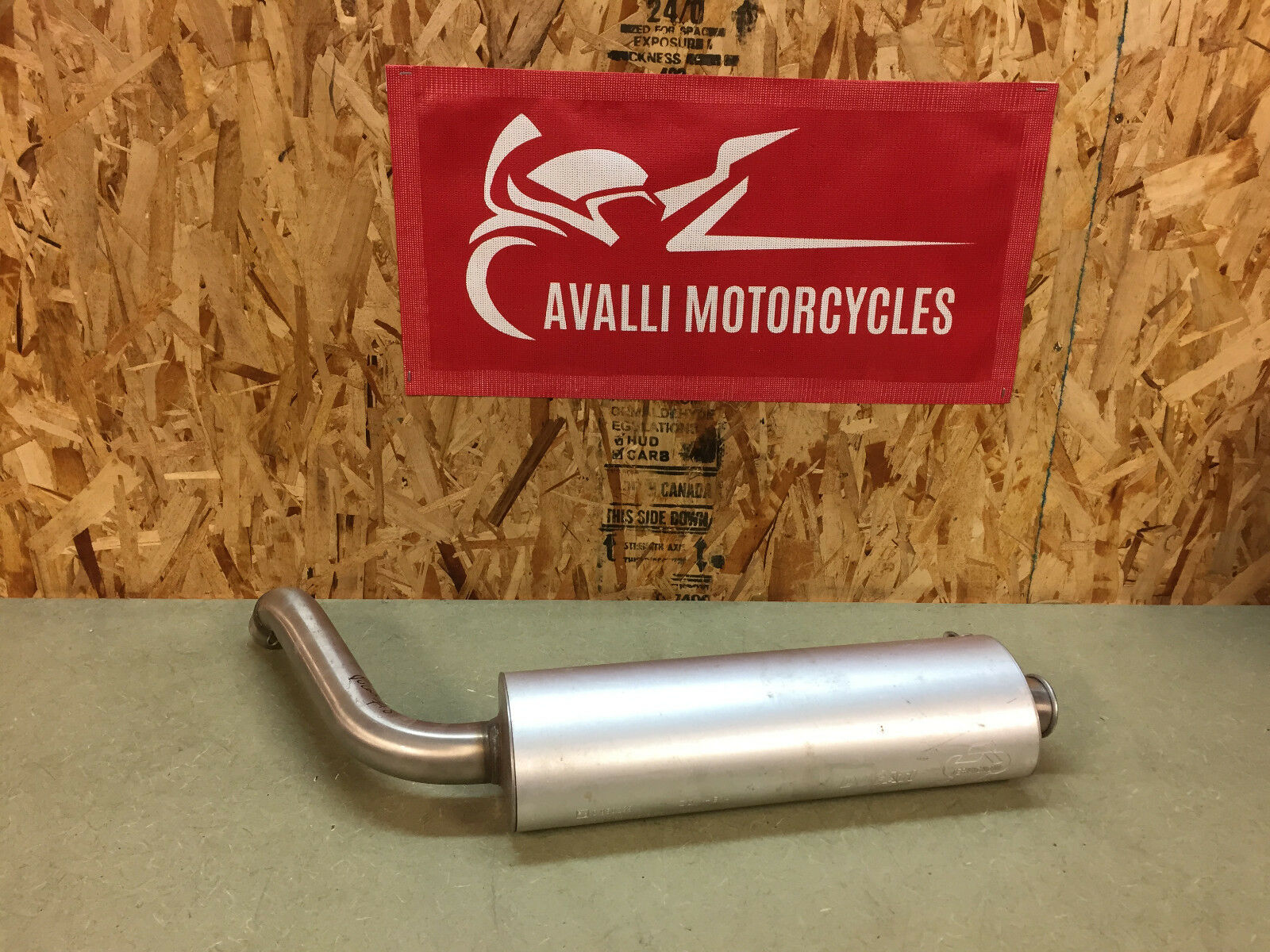 DUCATI 748 916 996 TERMIGNONI LEFT EXHAUST PIPE MUFFLER SLIP ON 57410393A