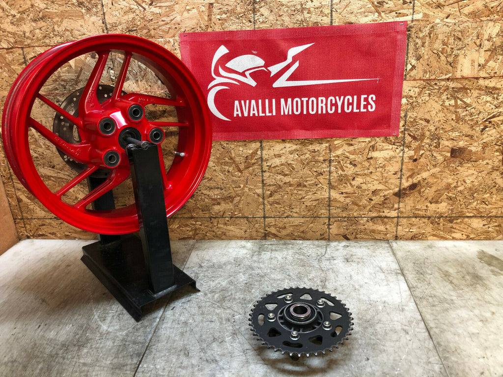 16 17 18 19 DUCATI PANIGALE 899 959 REAR WHEEL BACK RIM COMPLETE CUSH DRIVE MINT