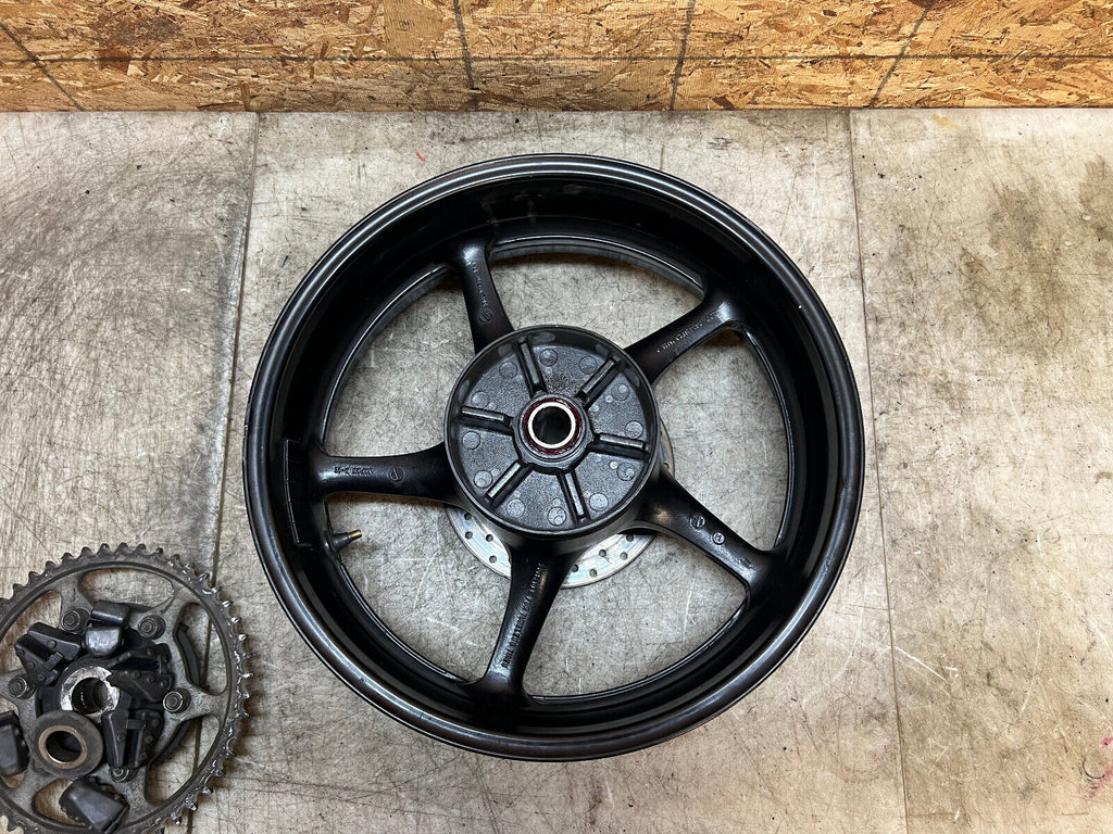 03 04 05 08 09 2005 YAMAHA YZFR6 YZF R6 S REAR WHEEL BACK WHEEL RIM STRAIGHT