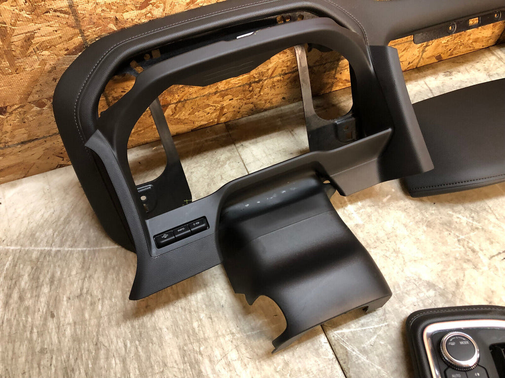 20-23 GMC SIERRA SILVERADO DENALI 2500 3500 LEATHER DASH PANEL TRIM BEZEL SWITCH