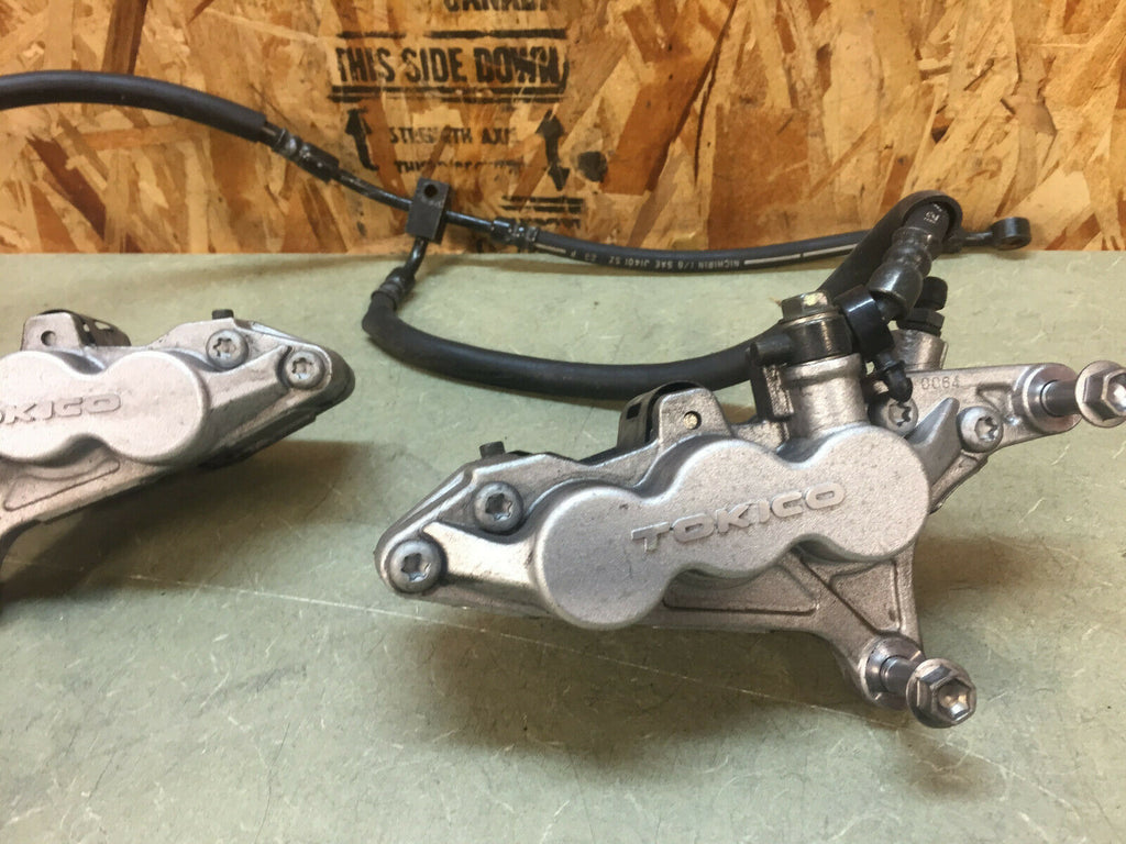00 01 02 KAWASAKI ZX6R ZX600 05 06 07 ZZR ZZR600 FRONT BRAKE CALIPERS BRAKES OEM