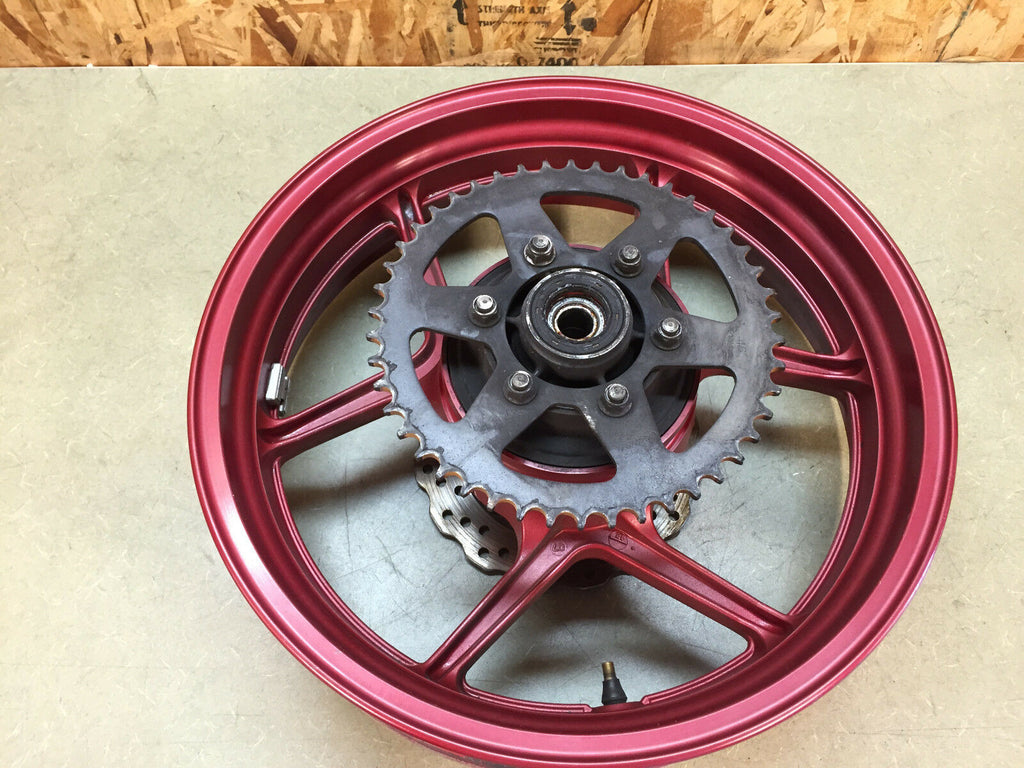 06 07 08 2006 2007 2008 KAWASAKI NINJA 650 650R EX650 REAR WHEEL RIM STRAIGHT