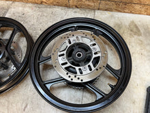 Load image into Gallery viewer, 1988-2007 KAWASAKI NINJA 250 250R EX250 FRONT &amp; REAR WHEELS WHEEL RIM RIMS PAIR
