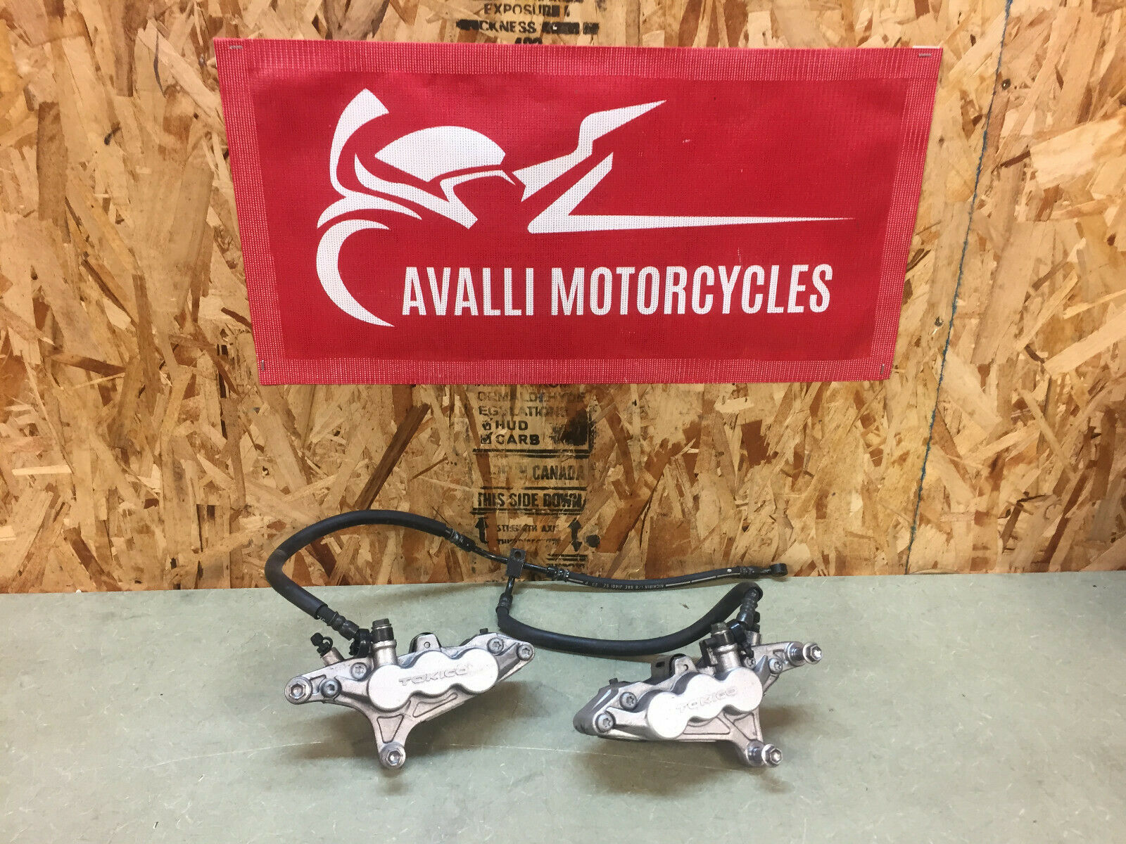 00 01 02 KAWASAKI ZX6R ZX600 05 06 07 ZZR ZZR600 FRONT BRAKE CALIPERS BRAKES OEM