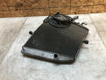 Load image into Gallery viewer, 06 07 2006 2007 SUZUKI GSX-R600 GSXR 600 750 RADIATOR RAD ENGINE COOLER FAN OEM
