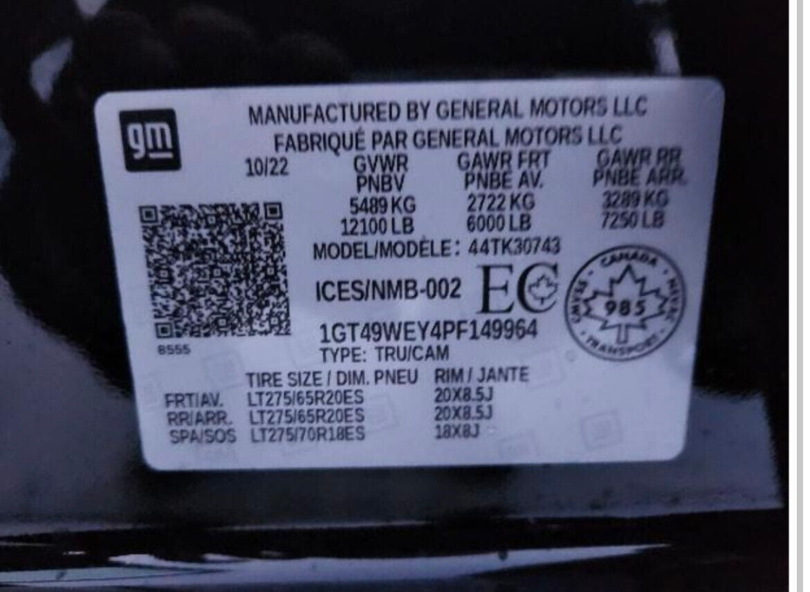 20 21 22 23 GMC DENALI 2500 3500 DURAMAX ALLISON TRANSMISSION TRANSFER CASE OMKF