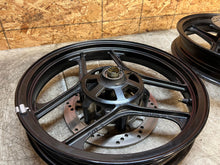 Load image into Gallery viewer, 1988-2007 KAWASAKI NINJA 250 250R EX250 FRONT &amp; REAR WHEELS WHEEL RIM RIMS PAIR
