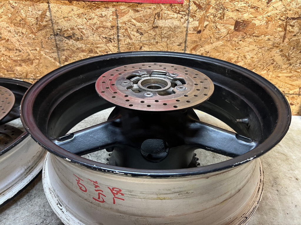 04 05 2004 2005 SUZUKI GSXR GSX-R GSXR600 600 750 FRONT & REAR WHEELS WHEEL RIM