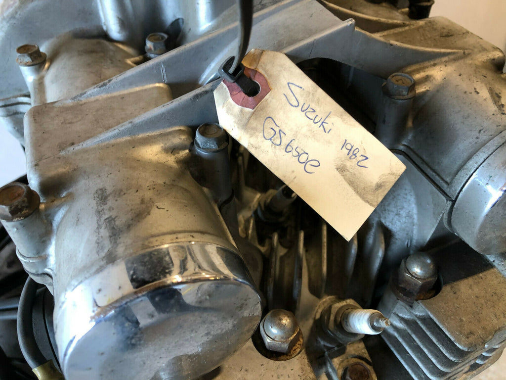 82 1982 SUZUKI GS650 GS 650 E ENGINE MOTOR TESTED GARUNTEED