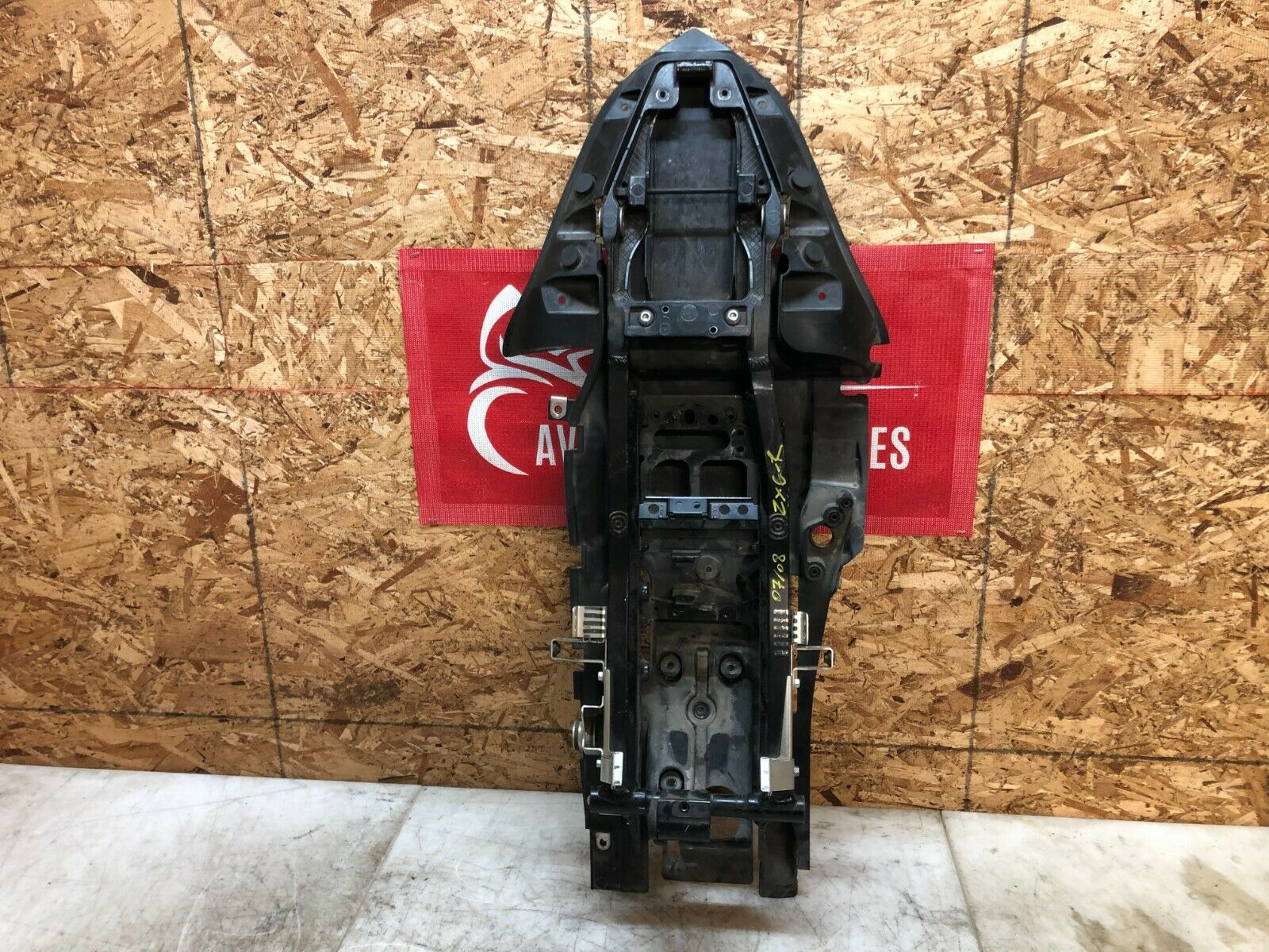 07 08 2007 2008 KAWASAKI ZX6-R ZX6R 636 SUBFRAME SUB FRAME BACK FRAME TAIL TRAY