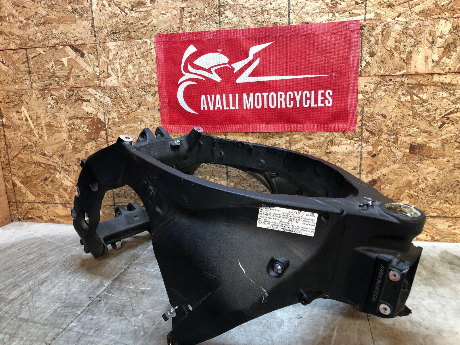 2016 15 16 17 18 19 YAMAHA YZFR1 YZF R1 MAIN FRAME CHASSIS STRAIGHT SLVG