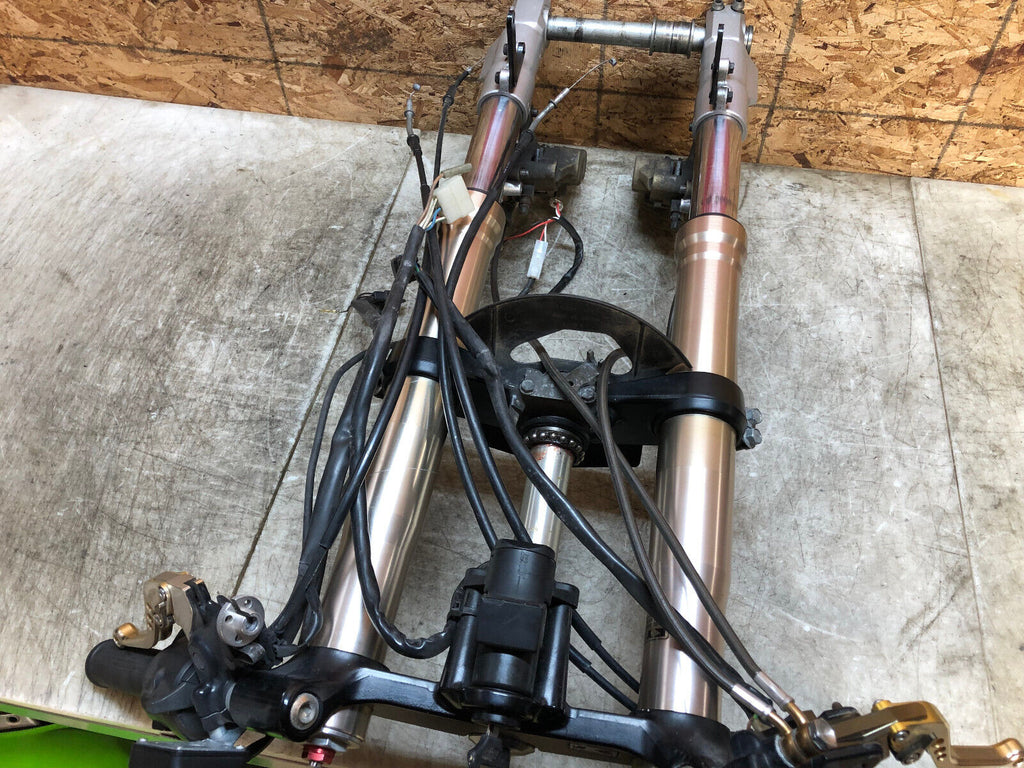 00-05 KAWASAKI NINJA ZX12-R ZX12R ZX12 FRONT FORKS FRONT END FORK TUBES STRAIGHT
