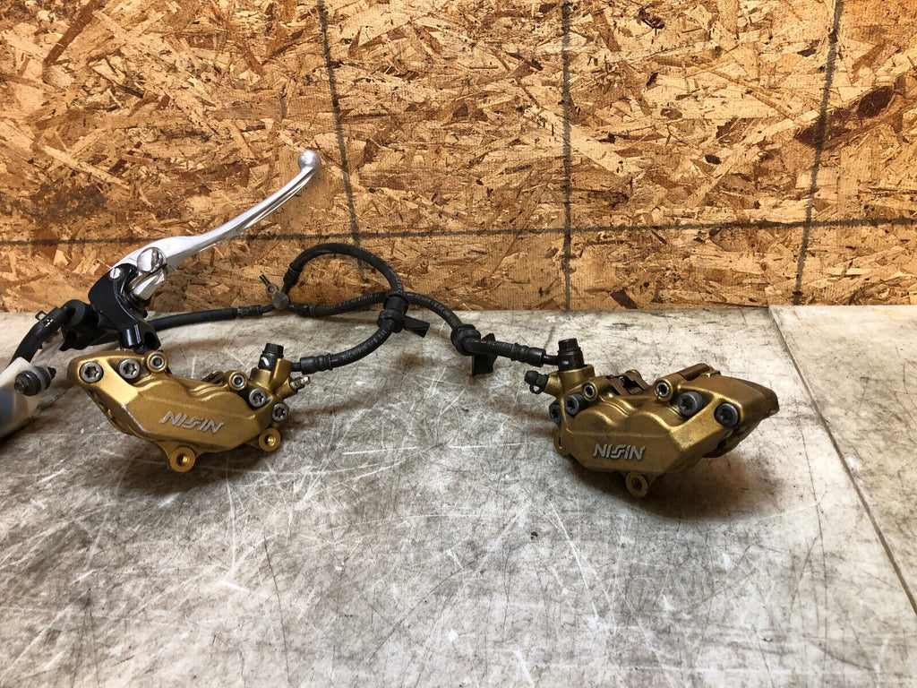 2002 2003 02 03 HONDA CBR 954 954RR FIREBLADE FRONT BRAKE CALIPERS BRAKES MASTER