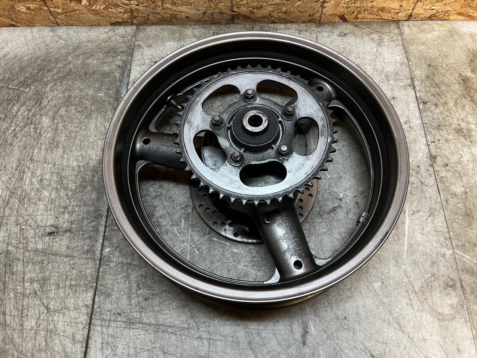 03 04 05 06 08 09 SUZUKI SV650 SV 650 REAR WHEEL BACK RIM STRAIGHT & TRUE