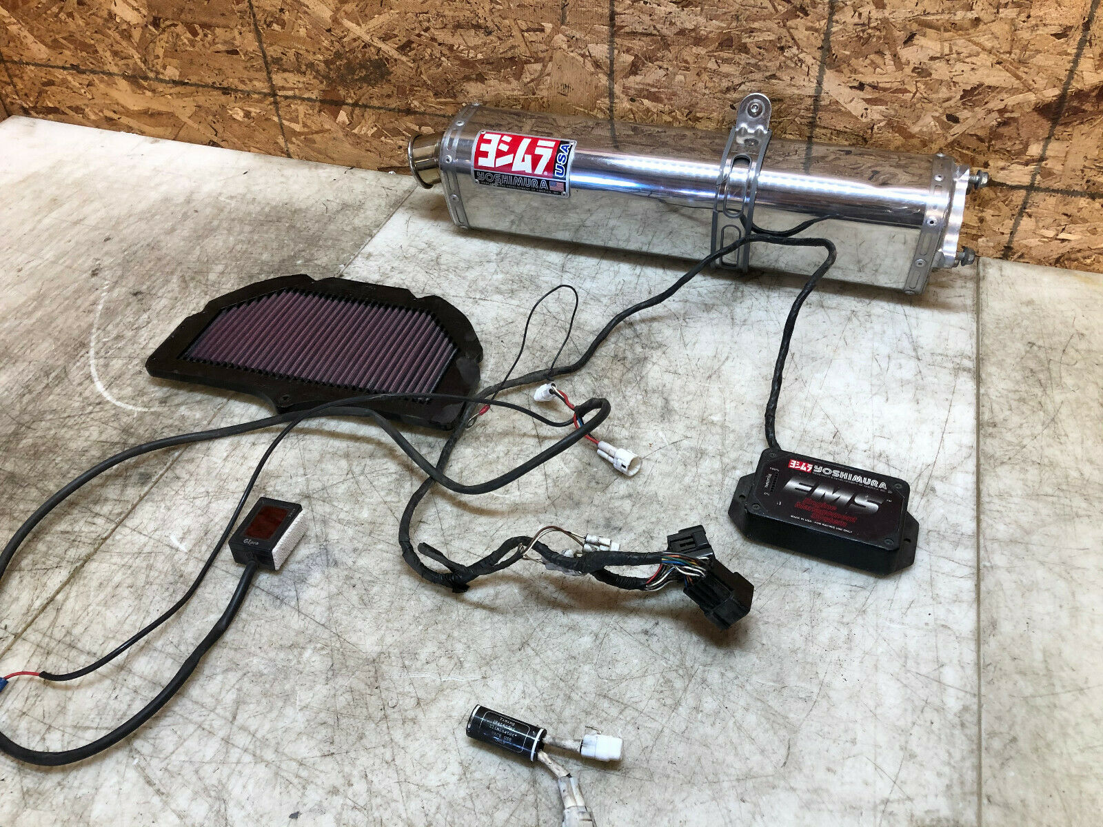 01 02 03 2001-2003 SUZUKI GSXR GSX-R GSX-R600 750 YOSHIMURA SLIP ON TUNER EMS