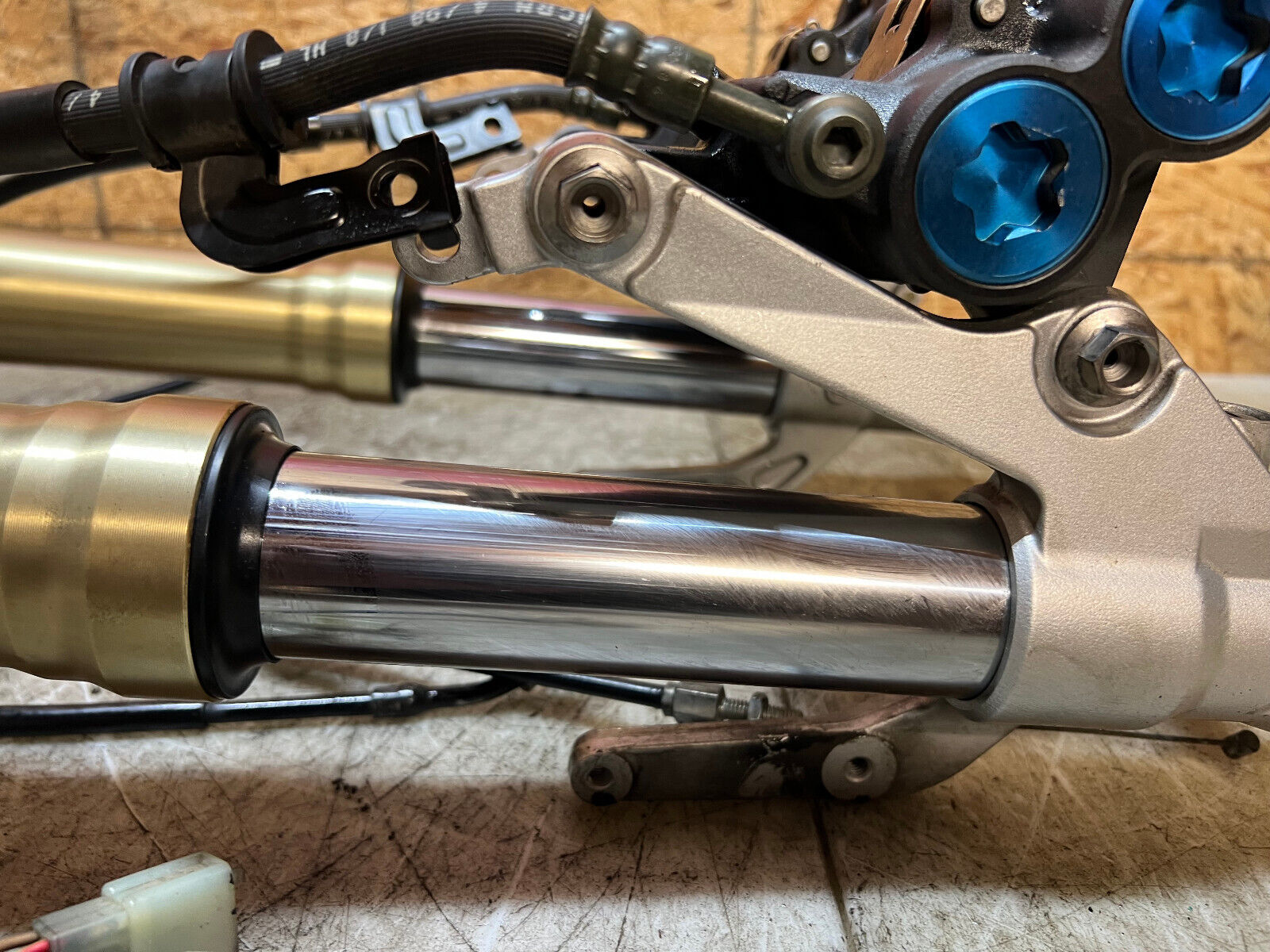 98 99 00 01 1998-2001 YAMAHA YZFR1 YZF R1 FRONT FORKS FRONT END FORK TUBES NICE