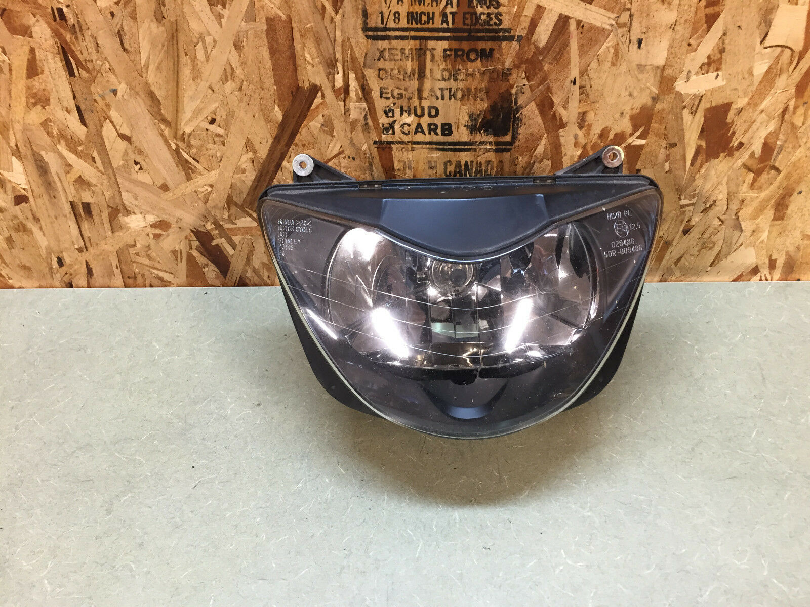 99 00 1999 2000 HONDA CBR600 CBR 600 F4 HEADLIGHT HEAD LIGHT LAMP FRONT BEAM OEM