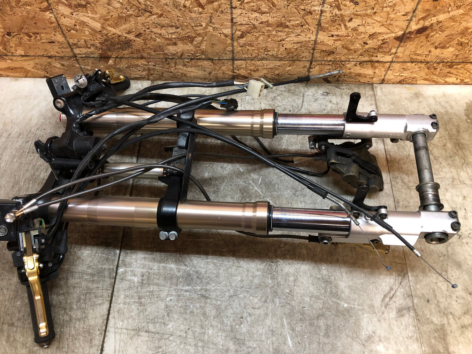 00-05 KAWASAKI NINJA ZX12-R ZX12R ZX12 FRONT FORKS FRONT END FORK TUBES STRAIGHT