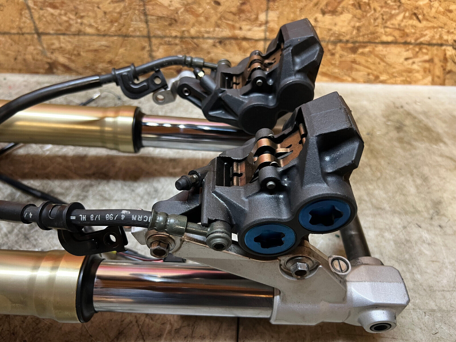 98 99 00 01 1998-2001 YAMAHA YZFR1 YZF R1 FRONT FORKS FRONT END FORK TUBES NICE