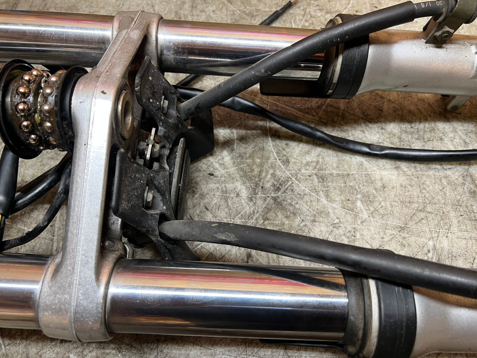 99 00 01 02 1999 2000 2001 2002 YAMAHA YZFR6 YZF R6 FRONT FORKS FORK TUBES NICE