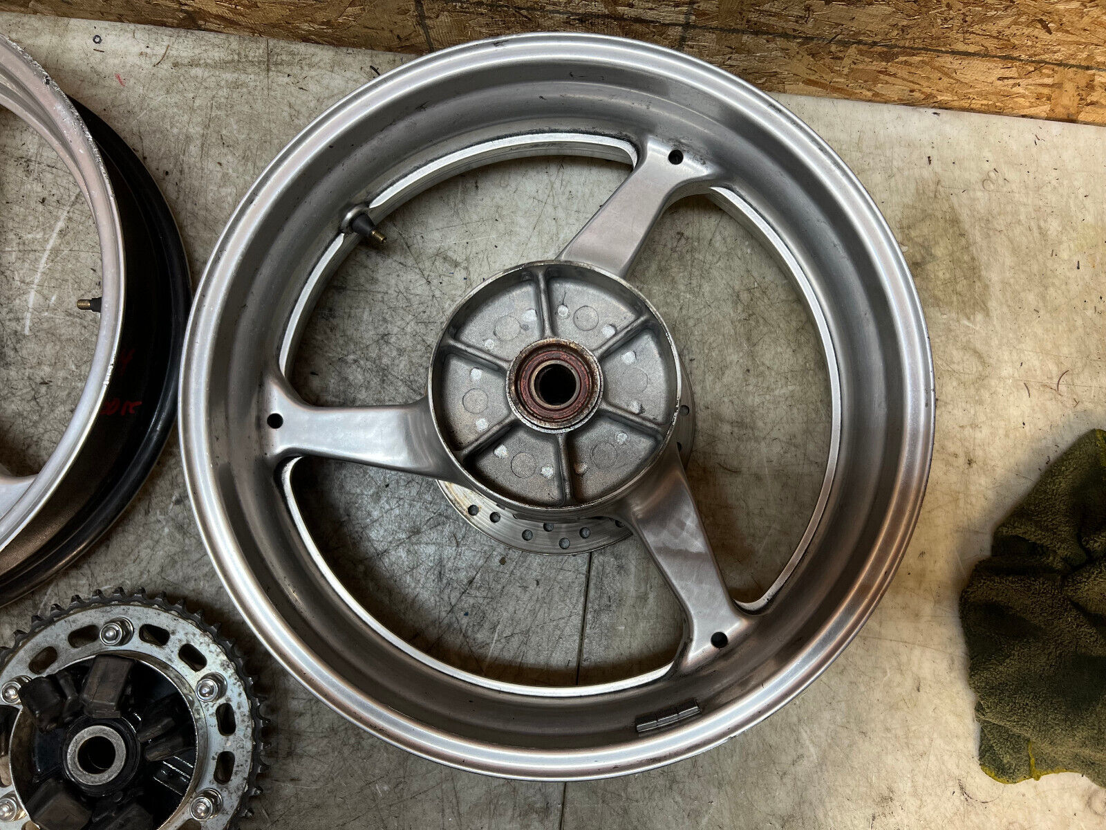 03 04 05 06 2003 2004 2005 2006 HONDA CBR600RR CBR 600RR FRONT & REAR WHEELS RIM