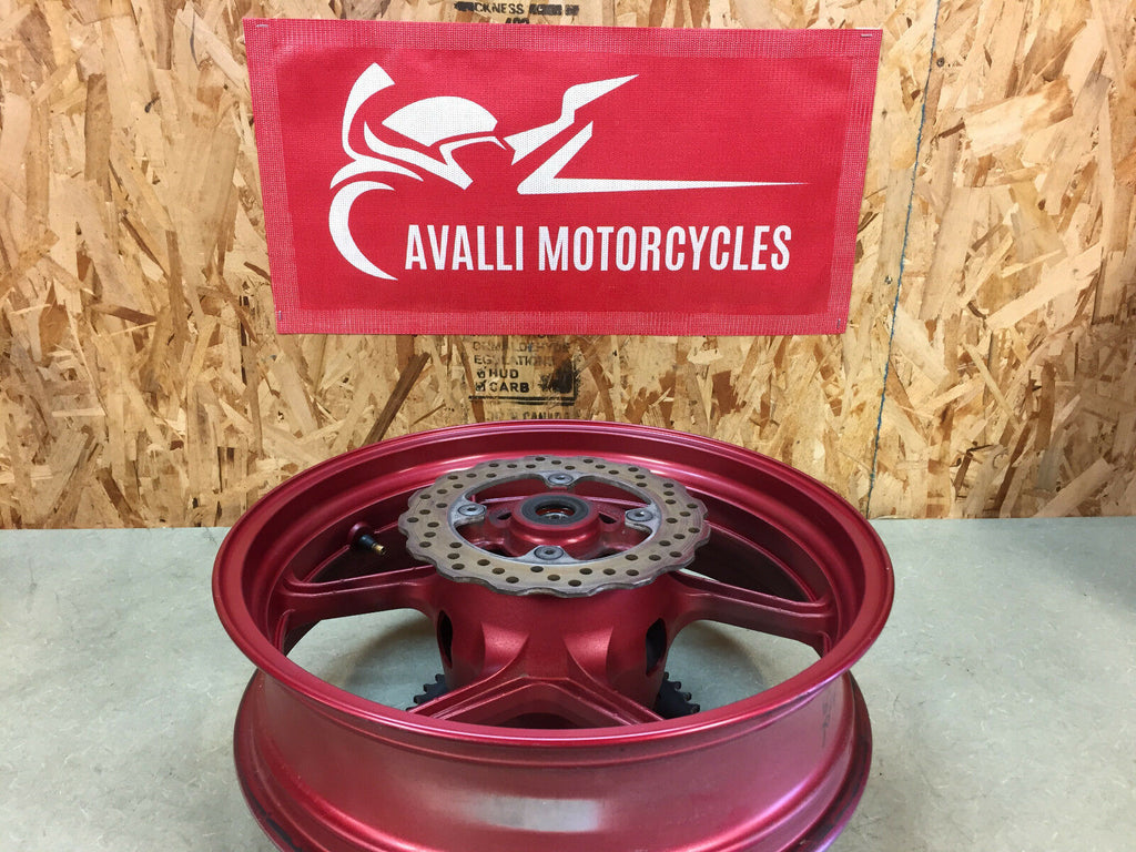 06 07 08 2006 2007 2008 KAWASAKI NINJA 650 650R EX650 REAR WHEEL RIM STRAIGHT
