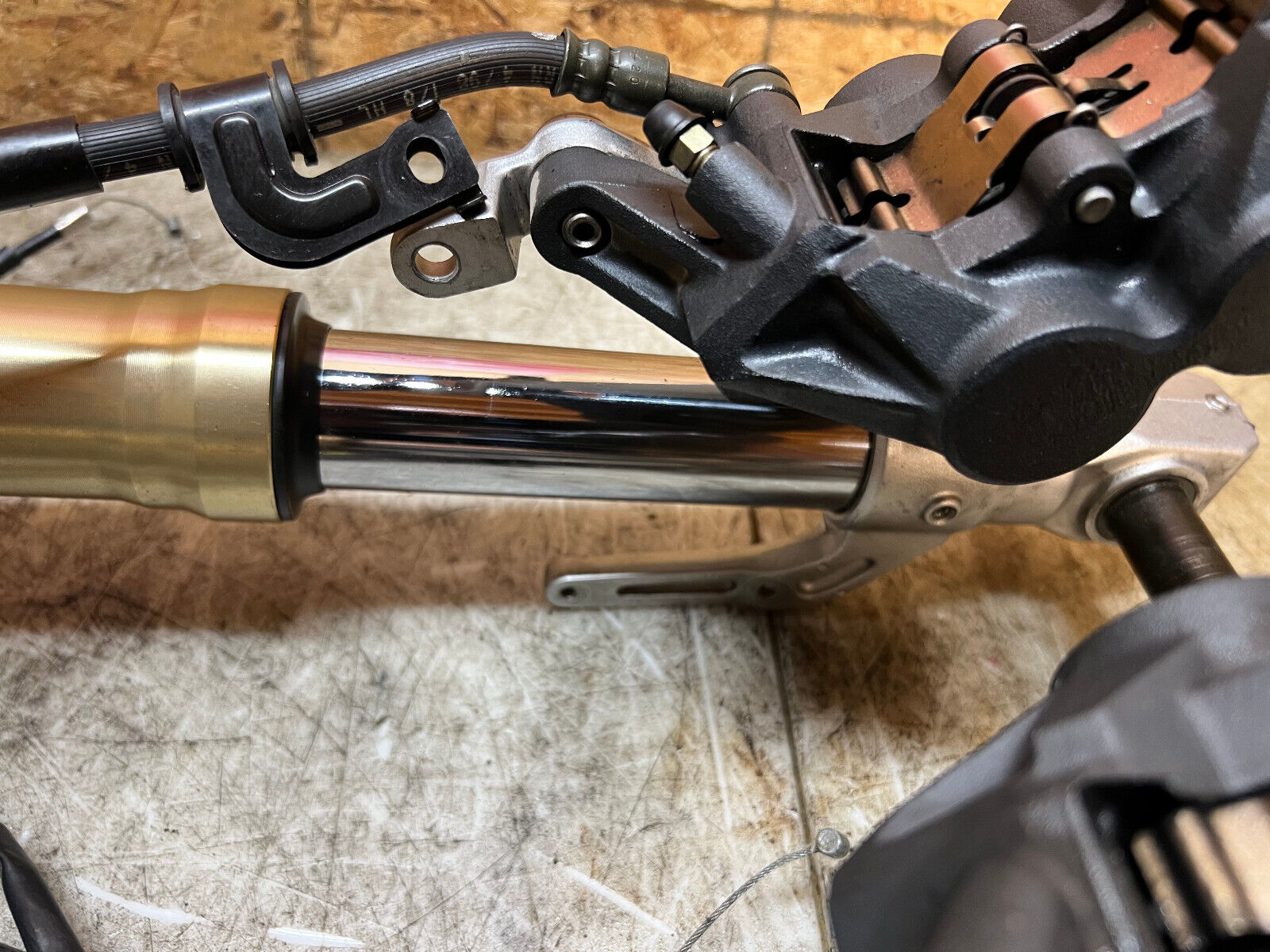 98 99 00 01 1998-2001 YAMAHA YZFR1 YZF R1 FRONT FORKS FRONT END FORK TUBES NICE