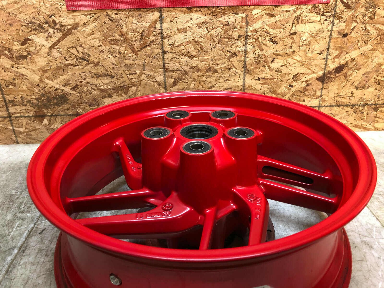 16 17 18 19 DUCATI PANIGALE 899 959 REAR WHEEL BACK RIM COMPLETE CUSH DRIVE MINT