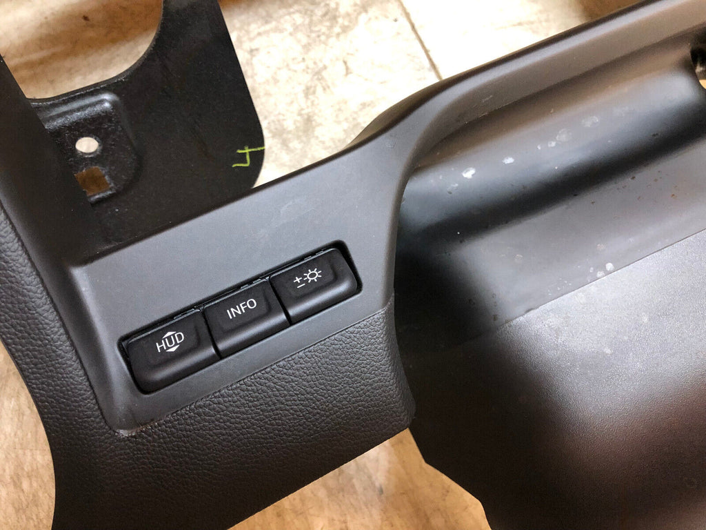 20-23 GMC SIERRA SILVERADO DENALI 2500 3500 LEATHER DASH PANEL TRIM BEZEL SWITCH