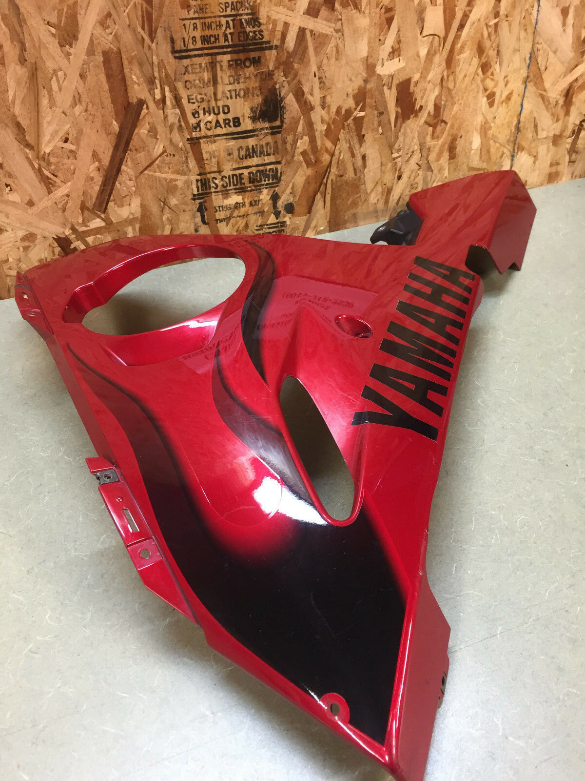 03 04 05 08 09 YAMAHA YZF-R6 YZF R6 S LEFT SIDE LOWER FAIRING BELLY FAIRING OEM