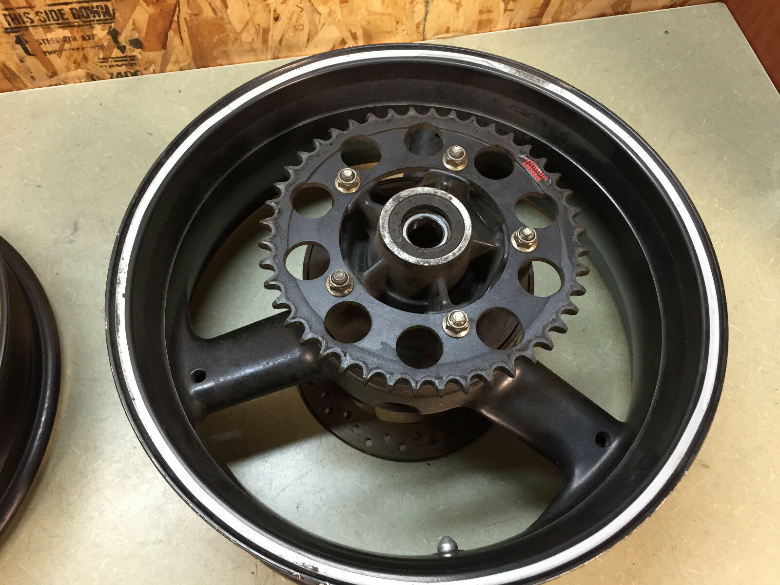 00 01 02 03 TRIUMPH DAYTONA SPRINT 955i  FRONT WHEEL REAR WHEEL BACK RIM PAIR